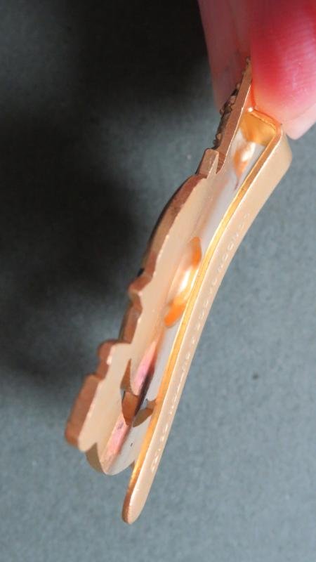 British Army The Yorkshire Brigade / Volunteers Officer's Cap Badge — image 3