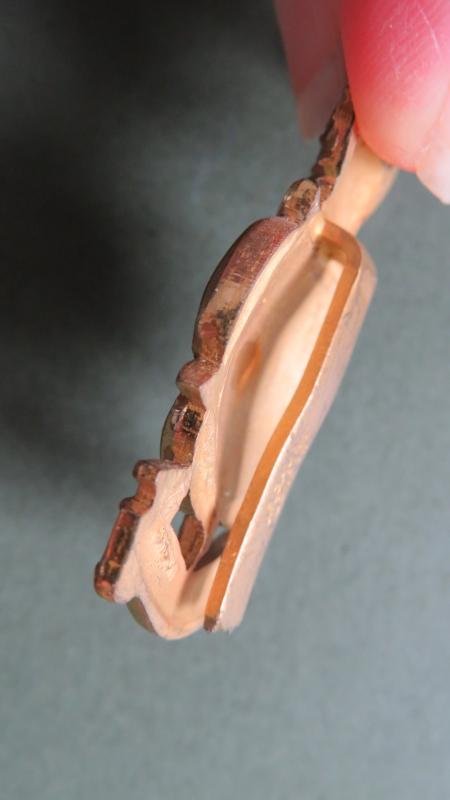 British Army The Yorkshire Brigade / Volunteers Officer's Cap Badge — image 3