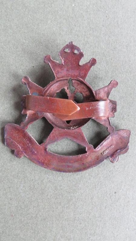 British Army Pre 1953 The Sherwood Foresters (Nottinghamshire & Derbyshire Regiment) Officers' Service Dress Cap Badge — image 4