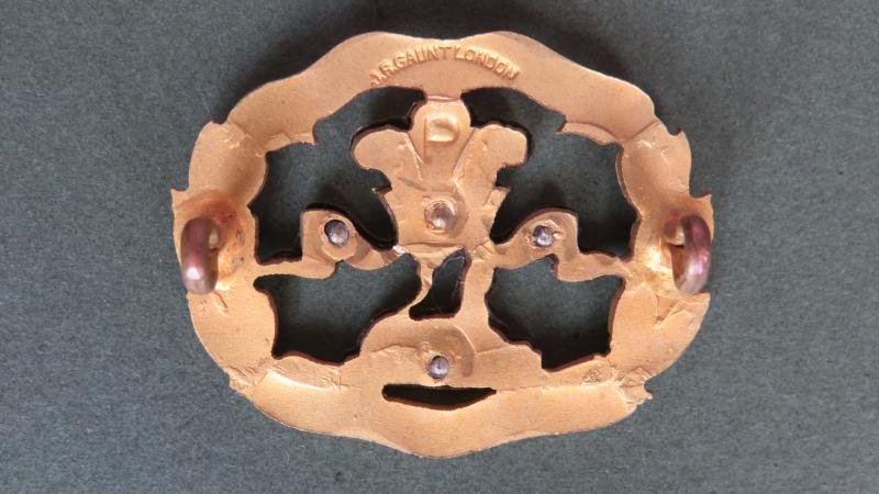 British Army The South Lancashire Regiment (The Price of Wales's Volunteers) Officers' Beret Badge — image 2