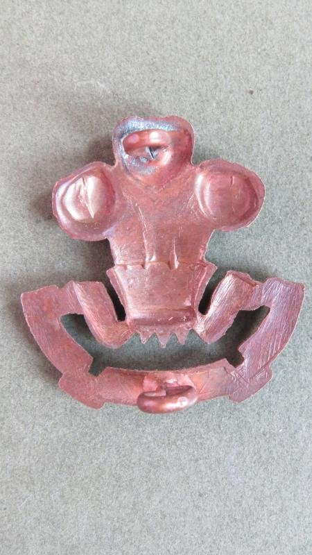 British Army The South Lancashire Regiment (The Price of Wales's Volunteers) T.A. Officers' Service Dress Collar Badge — image 2