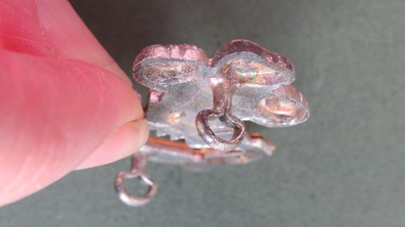 British Army The South Lancashire Regiment (The Price of Wales's Volunteers) Officers Collar Badge — image 3