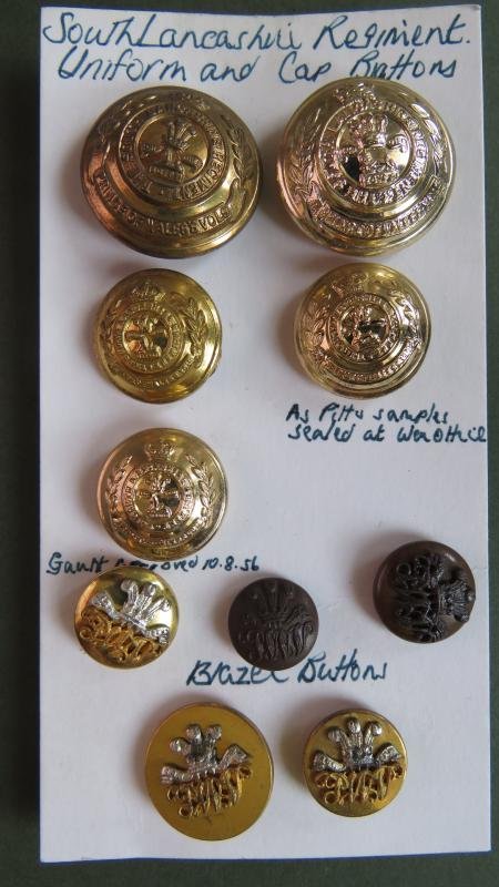 British Army The Prince of Wales's Volunteers (South Lancashire) Uniform Buttons — image 2