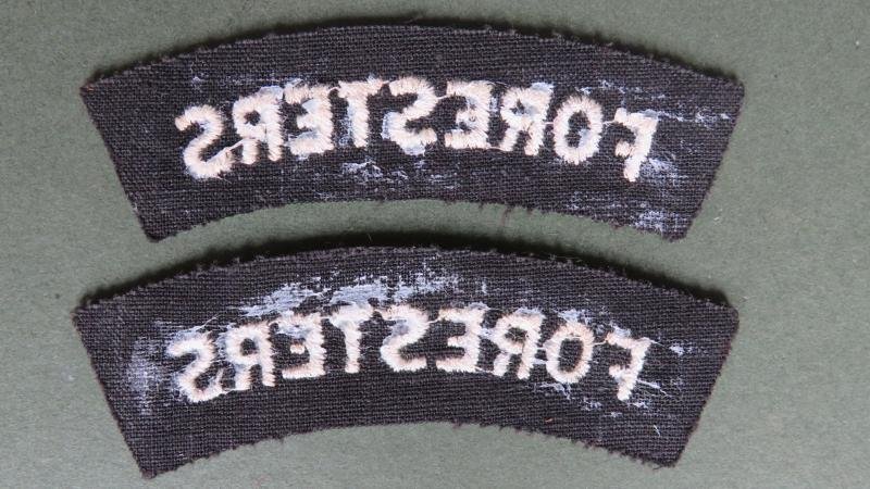 British Army Post WW2 Sherwood Foresters (Nottinghamshire and Derbyshire Regiment) Shoulder Titles — image 2