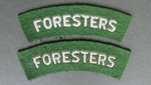 British Army Post WW2 Sherwood Foresters (Nottinghamshire and Derbyshire Regiment) …