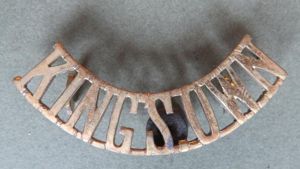 British Army The King's Own (Royal Lancaster Regiment) Shoulder Title