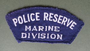 British South Africa Police 'Police Reserve Marine Division Shoulder Title