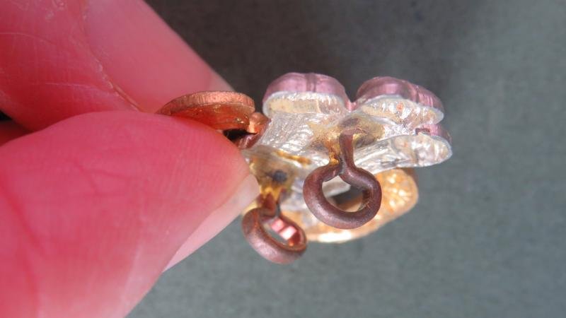 British Army The South Lancashire Regiment (The Price of Wales's Volunteers) Collar Badge — image 3