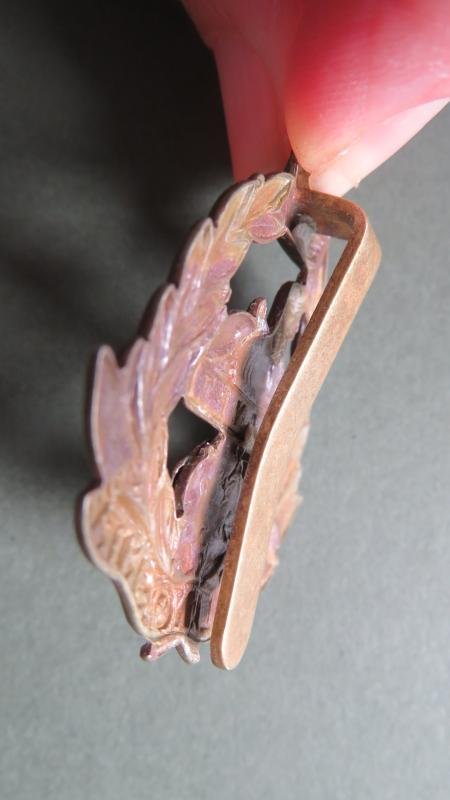 British Army Pre 1953 The East Lancashire Regiment Cap Badge — image 3