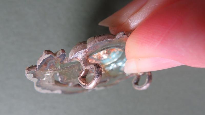 British Army The East Lancashire Regiment '3rd Militia Battalion' Officers Full Dress Tunic Collar Badge — image 3