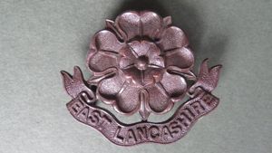 British Army The East Lancashire Regiment Officers Service Dress Collar …