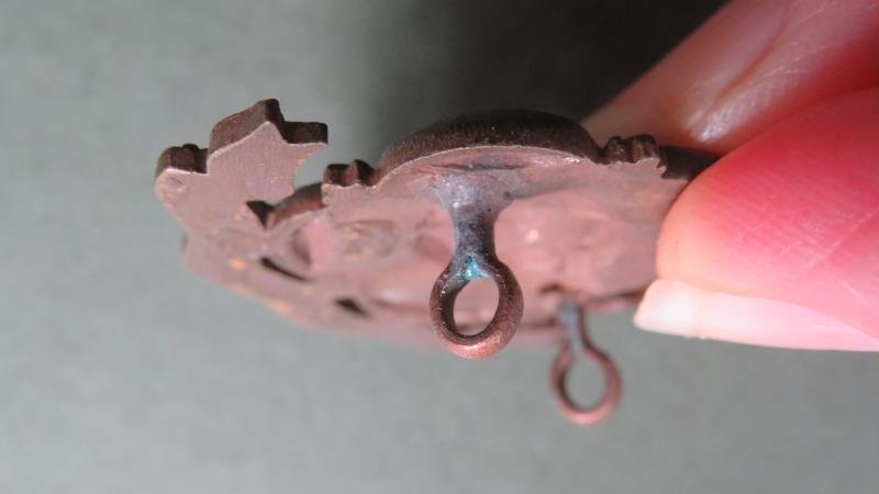 British Army The East Lancashire Regiment Officers Service Dress Collar Badge — image 3