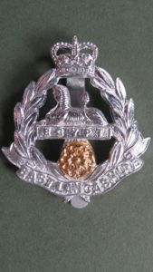 British Army EIIR The East Lancashire Regiment Cap Badge