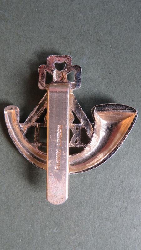 British Army The King's Shropshire Light Infantry Cap Badge — image 2
