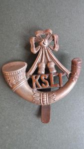 British Army The King's Shropshire Light Infantry Cap Badge