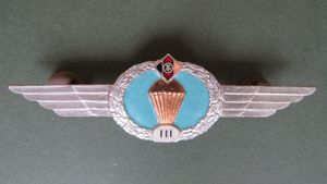 East Germany (DDR) 1960-1963 3rd Class Parachute Wings