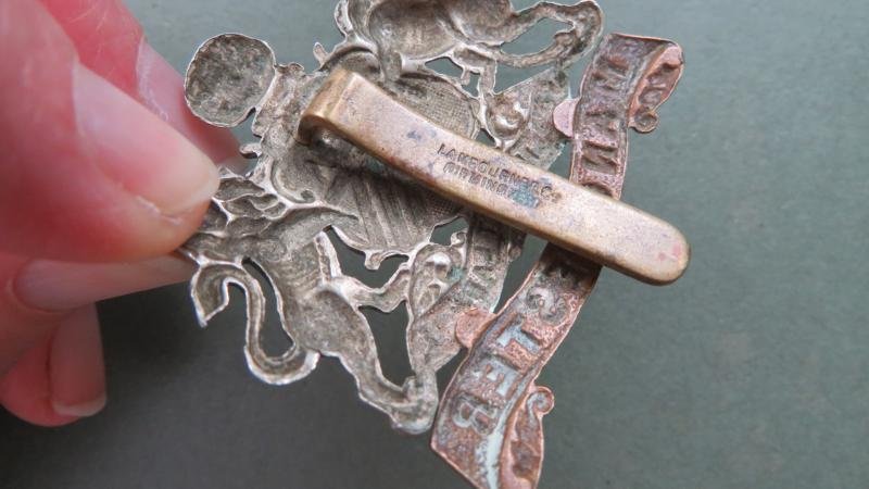 British Army WW1 The Manchester Regiment Cap Badge — image 3