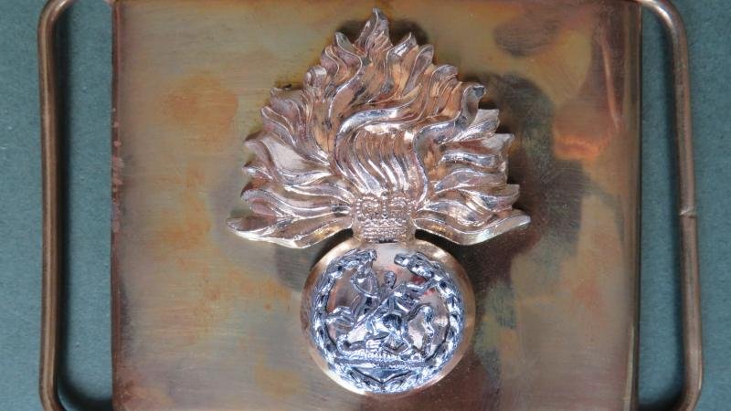 British Army The Fusiliers Brigade & Royal Regiment of Fusiliers Other Ranks Waist Belt Clasp — image 2