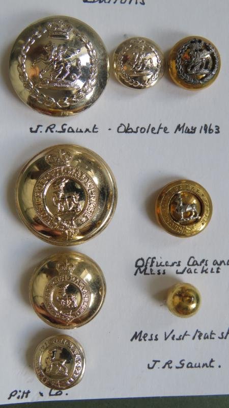 British Army The Fusiliers Brigade & Royal Regiment of Fusiliers Uniform Buttons — image 2