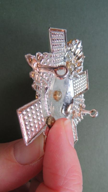 British Army EIIR The Royal Highland Fusiliers Pipe Major's Glengarry Badge — image 3