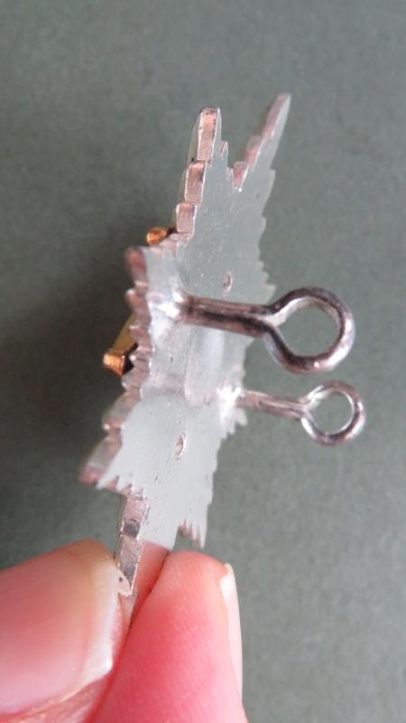 British Army The Worcestershire and Sherwood Foresters Regiment Officers Cap Badge — image 3