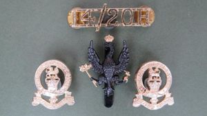 British Army The 14th/20th King's Hussars Cap & Collar Badges …
