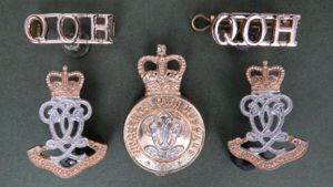 British Army The Queen's Own Hussars Cap & Collar Badges …
