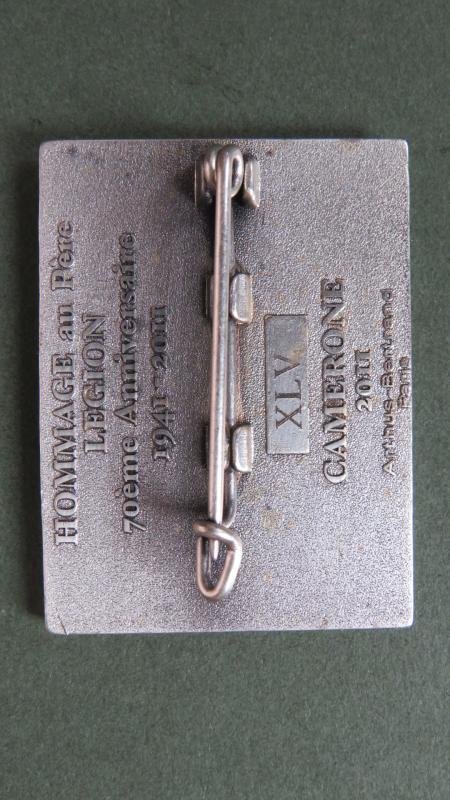 France Foreign Legion Général ROLLET, Le Père de la Légion, Camerone 2011 Pocket Crest — image 2