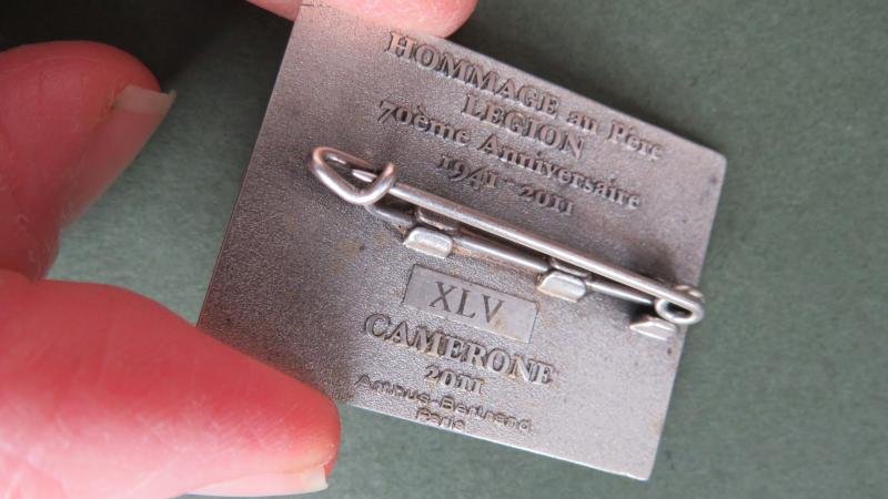 France Foreign Legion Général ROLLET, Le Père de la Légion, Camerone 2011 Pocket Crest — image 3