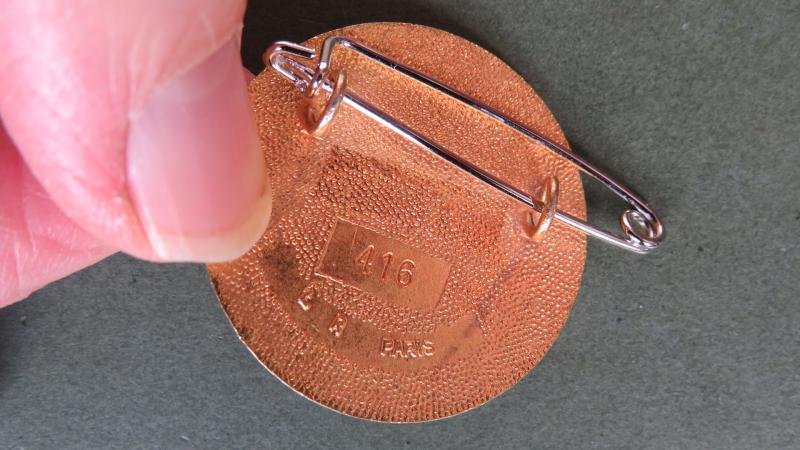 France Foreign Legion 13° D.B.L.E, '3rd Company' Pocket Crest — image 3