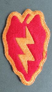 USA Army WW2 / 1950's 25th Infantry Division Formation Patch