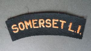 British Army Post WW2 Somerset Light Infantry Shoulder Title