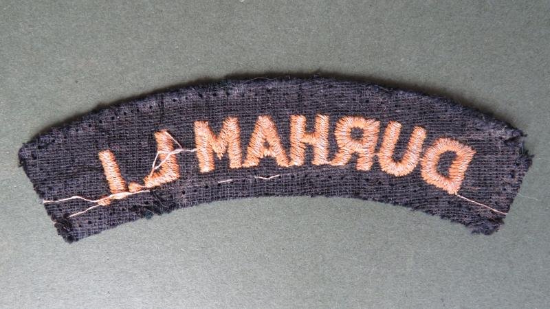 British Army Post WW2 The Durham Light Infantry Shoulder Title — image 2