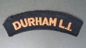 British Army Post WW2 The Durham Light Infantry Shoulder Title
