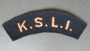 British Army Post WW2 The King's Shropshire Light Infantry Shoulder …