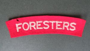 British Army Late WW2 Sherwood Foresters (Nottinghamshire and Derbyshire Regiment) …