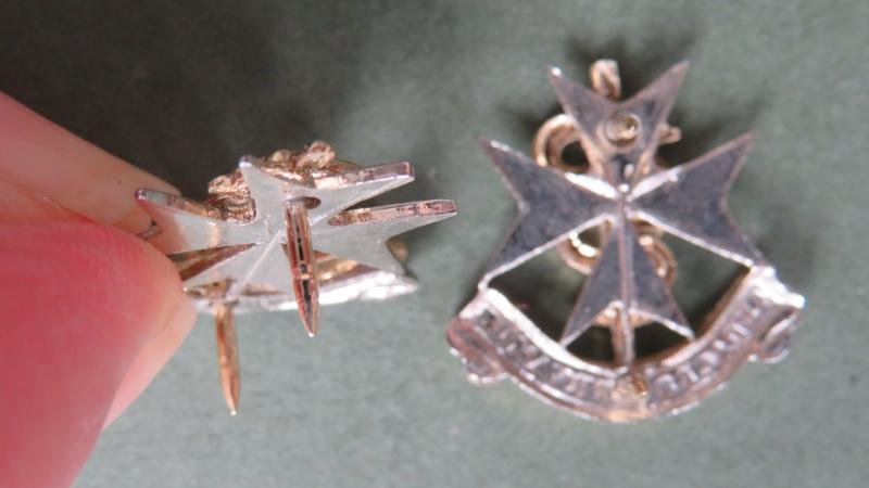 South Africa Army Medical Services Collar Badges — image 3