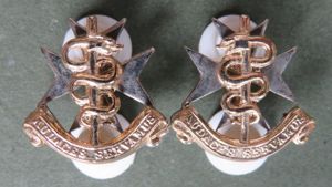 South Africa Army Medical Services Collar Badges