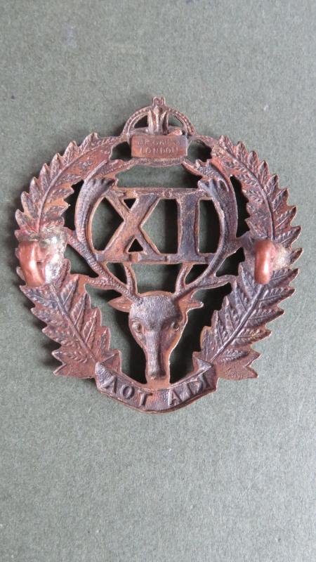 New Zealand Army WW1 Period 9th (Wellington East Coast Rifles) Regiment Cap Badge — image 2