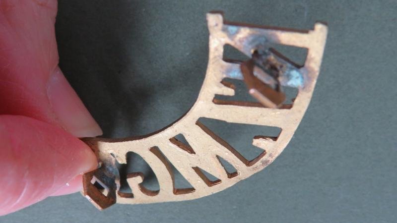 New Zealand Army WW1 'New Zealand Army Machine Gun Corps' Shoulder Title — image 3