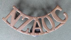 New Zealand Army WW1 'New Zealand Army Ordnance Corps' Shoulder …