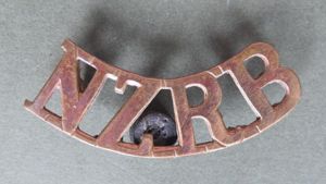 New Zealand Army WW1 'New Zealand Rifle Brigade' Shoulder Title