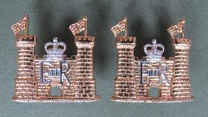 British Army The Suffolk and Norfolk Yeomanry Collar Badges