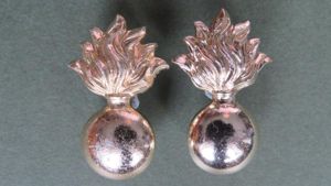 British Army Lancashire Fusiliers Collar Badges