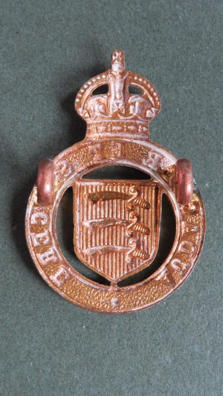 British Army The Essex Yeomanry (Dragoons) 1905-1909 Collar Badge — image 2