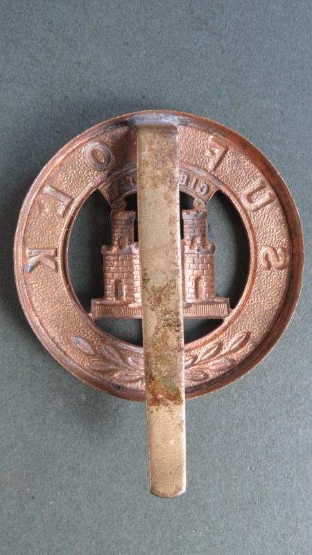 British Army The Suffolk Regiment Puggaree Badge — image 2
