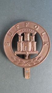 British Army The Suffolk Regiment Puggaree Badge