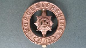 British Army The Worcestershire Regiment Puggaree Badge