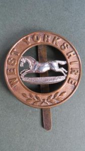 British Army The West Yorkshire Regiment Puggaree Badge