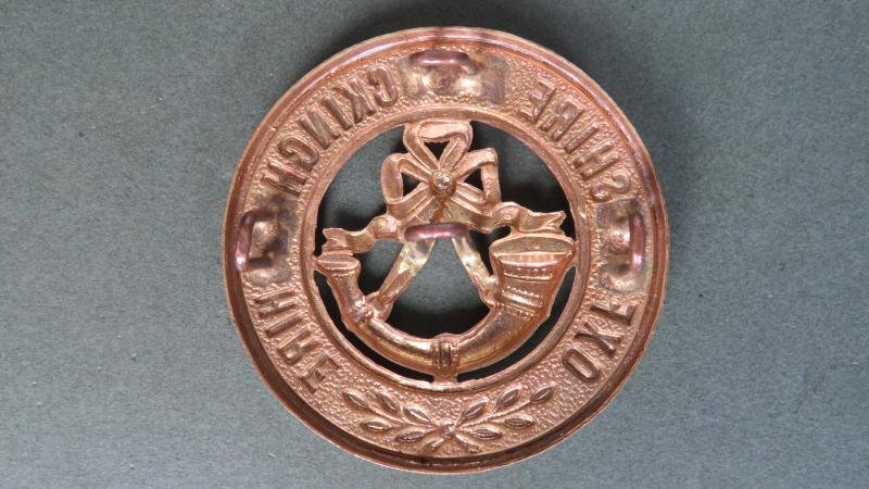 British Army 1908-1914 The Oxfordshire & Buckinghamshire Light Infantry Helmet Plate Centre — image 3